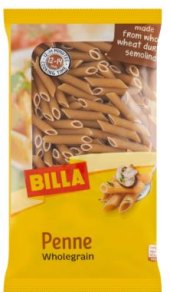 Těstoviny celozrnné Billa