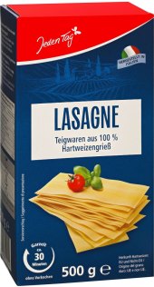 Těstoviny Lasagne Jeden Tag