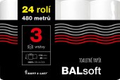 Toaletní papír 3vrstvý BALsoft
