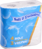 Toaletní papír 3vrstvý Soft & Exclusive