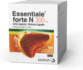 Tobolky k léčbě jaterních onemocnění Essentiale Forte N Sanofi