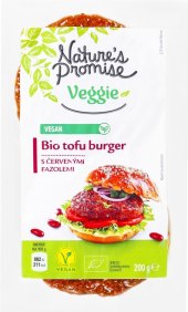 Tofu burger bio s červenými fazolemi Nature's Promise veggie