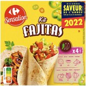 Tortilly Kit Fajitas Sensation Carrefour