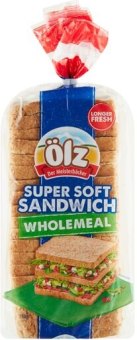 Toustový celozrnný Sandwich Soft chléb ÖLZ