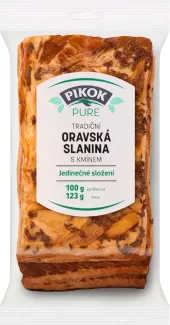 Tradiční Oravská slanina s kmínem Pure Pikok