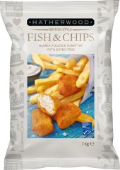 Treska v těstíčku Fish&Chips mražená Hatherwood