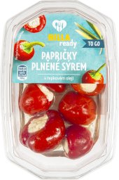 Třešňové papričky plněné sýrem Billa Ready