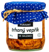 Trhaný vepřík Pořádně ve sklenici