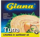 Tuňák kousky v oleji Giana