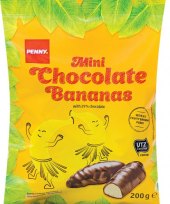 Tyčinka Banány v čokoládě Penny