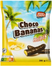 Tyčinky Banánky v čokoládě mini Mister Choc