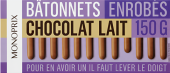Tyčinky čokoládové Monoprix