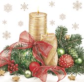 Ubrousky papírové vánoční Daisy