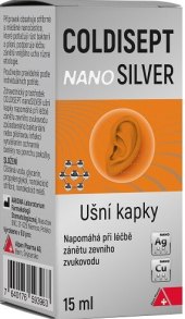 Ušní kapky Coldisept Nano Silver