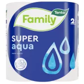 Utěrky kuchyňské 2vrstvé Super aqua Family Tento