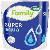 Utěrky kuchyňské 2vrstvé Super aqua Family Tento