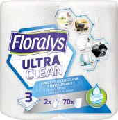 Utěrky víceučelové 3vrstvé Ultra Clean Floralys
