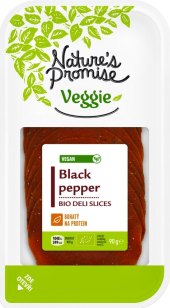 Uzenina s příchutí černého pepře Veggie Nature's Promise