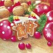 Vánoční papírové ubrousky Maki