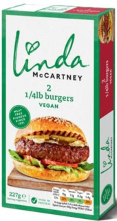 Vegetariánské burgery Linda McCartney