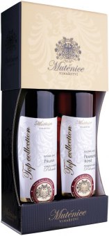 Vína P + FR rosé pozdní sběr Top Collection Vinařství Mutěnice - dárkové balení