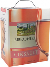 Víno Cinsault Ribeaupierre - bag in box