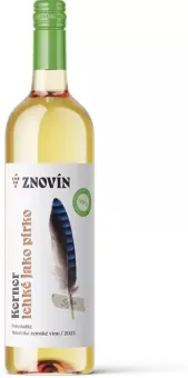 Víno Kerner Lehké jako pírko Znovín Znojmo - moravské zemské
