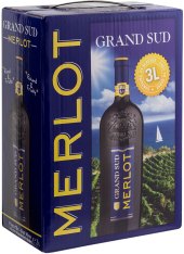 Víno Merlot Grand Sud - bag in box