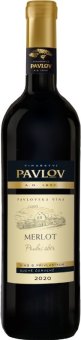 Víno Merlot Vinařství Pavlov - pozdní sběr
