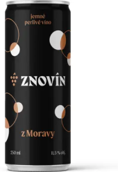 Víno perlivé z Moravy Znovín