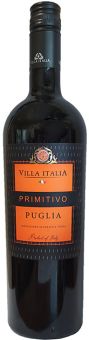 Víno Primitivo Puglia Villa Italia