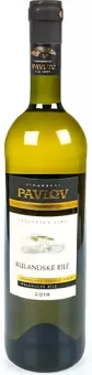 Víno Rulandské bílé Vinařství Pavlov -  moravské zemské