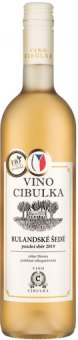 Víno bio Rulandské šedé Víno Cibulka - pozdní sběr