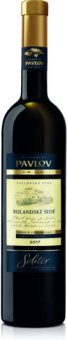 Víno Rulandské šedé Solitér Vinařství Pavlov - pozdní sběr