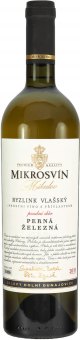 Víno Ryzlink vlašský Železná Traditional line Mikrosvín Mikulov - pozdní sběr