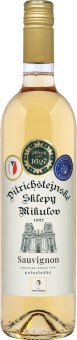 Víno Sauvignon Ditrichštejnské sklepy Mikulov
