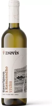 Víno Sauvignon z kamenného vrchu Znovín Znojmo - pozdní sběr