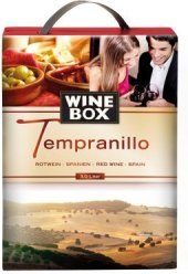 Víno Tempranillo Wine box - bag in box