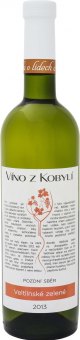 Víno Veltlínské zelené Víno z Kobylí - pozdní sběr