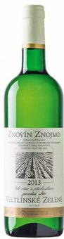 Víno Veltlínské zelené Znovín Znojmo - pozdní sběr