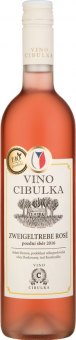 Víno Zweigeltrebe Rosé bio Víno Cibulka - pozdní sběr