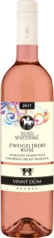 Víno Zweigeltrebe rosé Vinařství Vinný dům Bzenec - svatomartinské