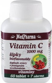 Vitamín C 1000 s šípky MedPharma