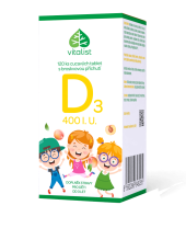 Tablety Vitamín D pro děti Vitalist