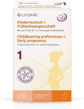 Vitaminy a minerály pro početí a těhotenství Livsane