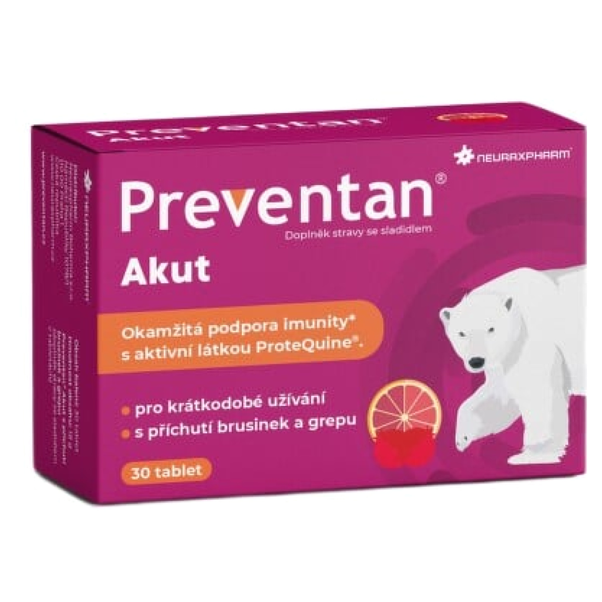 Vitamíny na podporu imunity Preventan Akut, Neuraxpharm Bohemia levně ...