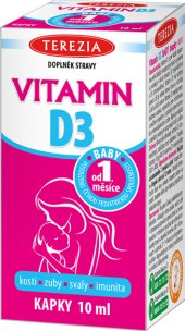 Kapky Vitamin pro děti D3 Baby Terezia