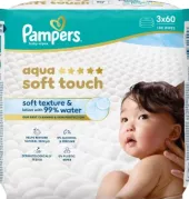 Vlhčené ubrousky dětské Aqua Soft Touch Pampers