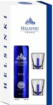 Vodka Blue Helsinki - dárkové balení