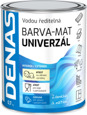 Vodou ředitelná vrchní barva Denas Univerzál